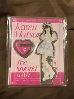 松本かれん 生誕祭 2024 ラッフルくじ アクスタ アクキー 缶バッジ