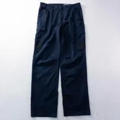 ビンテージ古着 フェード ヤレ アウトドア ペインター 紺 ワイド ワークパンツ