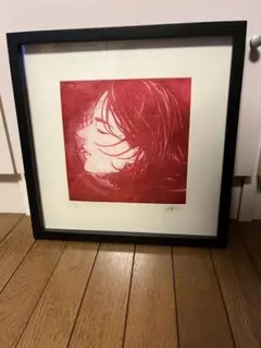 【サイン入り】とんねるず 木梨憲武 ノリさん アート作品　イラスト 絵　額縁付き サイン入り】とんねるず 木梨憲武 ノリさん アート作品 イラスト 絵