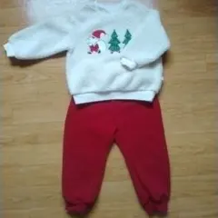 モイモルン　セットアップ　110 　サンタ　クリスマス　キッズ