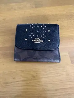 美品　COACH コーチ 三つ折り財布