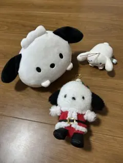 サンリオ　ポチャッコ　シナモンロール　ぬいぐるみ　キーホルダー　セット　ぬい活