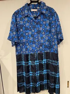 ◉セール　新品　半袖シャツワンピース Lサイズ　ユニクロ　マルニ　コラボ