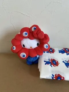 関西万博2025 ミャクミャクサンリオハローキティ カラビナ付き