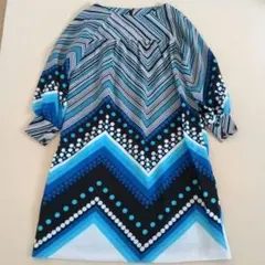 一点物 ビンテージ 仕立て服 サイケデリック 昭和レトロ ワンピース チュニック