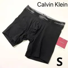 カルバンクライン ボクサーパンツ S ロゴ 下着 前閉じ メンズ 黒 ブラックのサムネイル