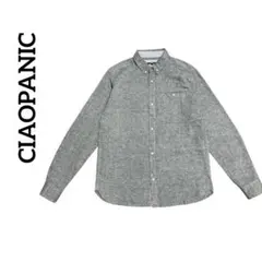 CIAOPANIC チャオパニック ボタンダウン 長袖シャツ グレー L