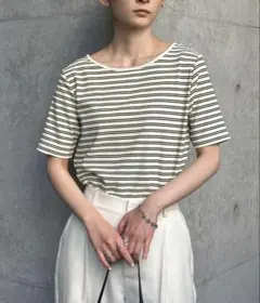 ボーダーTシャツ　セレクトモカのサムネイル