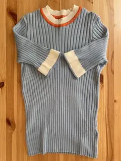 バイカラーコンパクトセーター(5分袖) SENSE OF PLACE