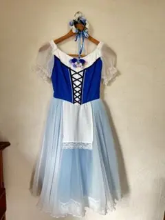 Chacottチャコットバレエ衣装4Bペザントジゼル水色 コンクール向け2024年最新バレエ衣装 | チャコット