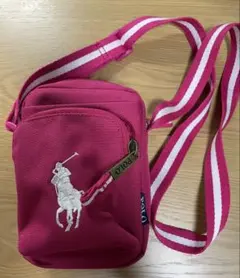 【美品】ラルフローレン ショルダーバッグ クロスボディ ビッグポニー