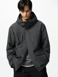 ハイブリッドダウンパーカ2024年モデル GRAY サイズS