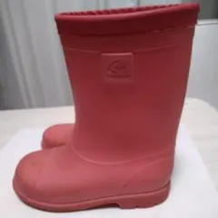 ムーンスター　ピンクのゴム長靴 ２０センチ