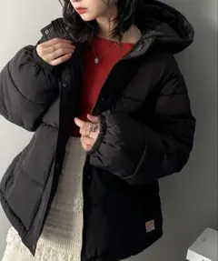 《JaVa ジャバコラボ》 フード付き 中綿 ダウン