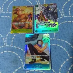 ワンピースカードゲーム★SR★エース、キッド、クロコダイル　3枚セットＯ-き6