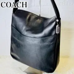 美品✨COACH オールドコーチ ワンショルダーバッグ 肩掛け ブラック