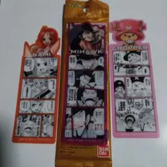 ワンピース ブックマークコレクション ミホーク ナミ チョッパー
