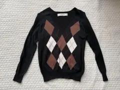 アーガイル ニット