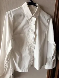 【美品】  ELLIE / エリー | スタンド フリル ブラウス | F | ホワイト | レディース スタンドフリルネックブラウス[品番：NKTW0000024]｜YENNA（イェンナ