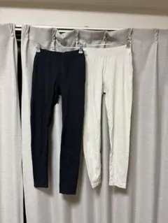 UNIQLO ウルトラストレッチリブレギンスパンツ　2本