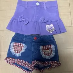 120アースマジック　スカパン　ショートパンツ 2点セット