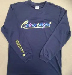 CONVERSE バスケットボール 長袖Tシャツ(ネイビー)S寸