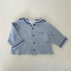 familiar カーディガン セーラー襟　70cm