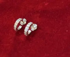 Cartier LanierラニエールイヤリングピアスWGダイヤ