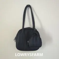 【未使用】LOWRYSFARM 2SET ボストンバッグ ブラック