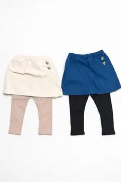 プティマイン　petit main レギンス付きスカート　90サイズ