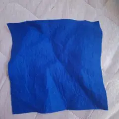 青 フェルト 未使用品