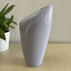 ◆ヴィンテージ◆陶器花瓶　フラワーベース　モダン　生花　花器 アールデコ