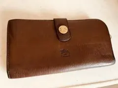 ILBISONTE イルビゾンテ　長財布　札入れ　コインケース　本革ブラウン