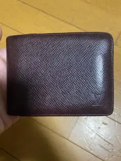 LOUIS VUITTON ダークブラウン 二つ折り財布