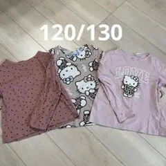 H&M 3枚セット 長袖Tシャツ ロンT ハローキティ キティちゃん