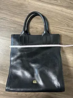 黒 レザートートバッグ