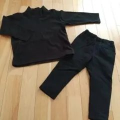 ユニクロ フリース生地タートルネック 100、ズボン95