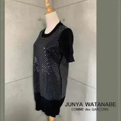 ジュンヤワタナベ コムデギャルソン  スパンコール　ニット　チュニック　ワンピ