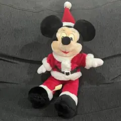 ミッキーマウス サンタぬいぐるみ
