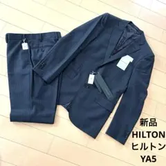 新品 タグ付き HILTON ヒルトン　スタイリッシュスーツ ストライプ　YA5