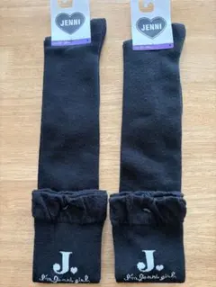 JENNI オーバーニーソックス ニーハイソックス 2足セット 22-24cm