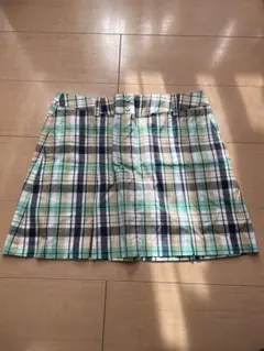 munsingwear チェックスカート