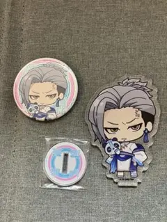 桃巌深夜　桃源暗鬼　ファボテリア　ダークキョンシー　アクリルスタンド　缶バッジ