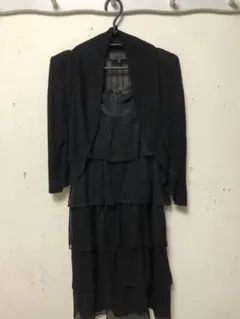 ほぼ新品♡UNTITLED ひざ丈ワンピース&カーディガンセット