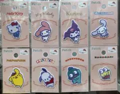 セリア、サンリオワッペン8点セット