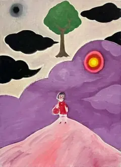 田尾創樹 Untitled 2006 葉の人物 原画 - メルカリ