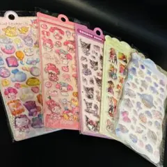 ご褒美シール ボンボンドロップシール風 ぷっくり 立体シール 3D 5点⑦