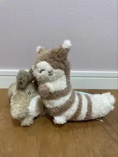 ぶるぶる…むぎゅ！ぬいぐるみ なきべそオタチ&オオタチ　ポケモン　新品未使用