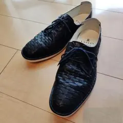 LANVIN en Bleu カジュアルシューズ 黒 紺 白 25cm ランバン