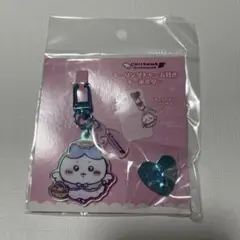 ちいかわてんしあくまキーリングチャーム付きキーホルダーてんしなハチワレ